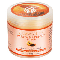 Glamveda Papaya & Apricot Anti Tan Scrub (100gm)