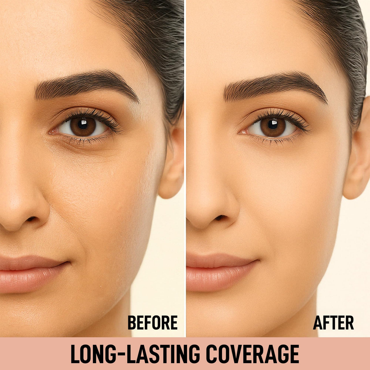 OG BEAUTY Flawless Touch Compact- Brew, Matte Finish Powder with SPF 15, Vitamin E & Hyaluronic Acid, Long-Lasting, Light Weight, Oil-Free Coverage, Science Infused Makeup for Radiant Skin, 9 gm