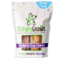 Nature Gnaws Variety Pack - Long Lasting Dog Chews for Dogs - Combo Pack of Bully Sticks, Beef Gullet and More - Dental Chews - Puppy Training Reward