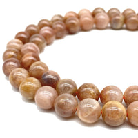 ABCGEMS Madagascan Rainbow Moonstone (Gorgeous Shimmery Overtones) Healing Energy Crystal Stone Ideal for Bracelet Necklace Ring DIY Jewelry Making Men Women Smooth Round Tiny 6mm Rainbow Moonstone (From Madagascar)