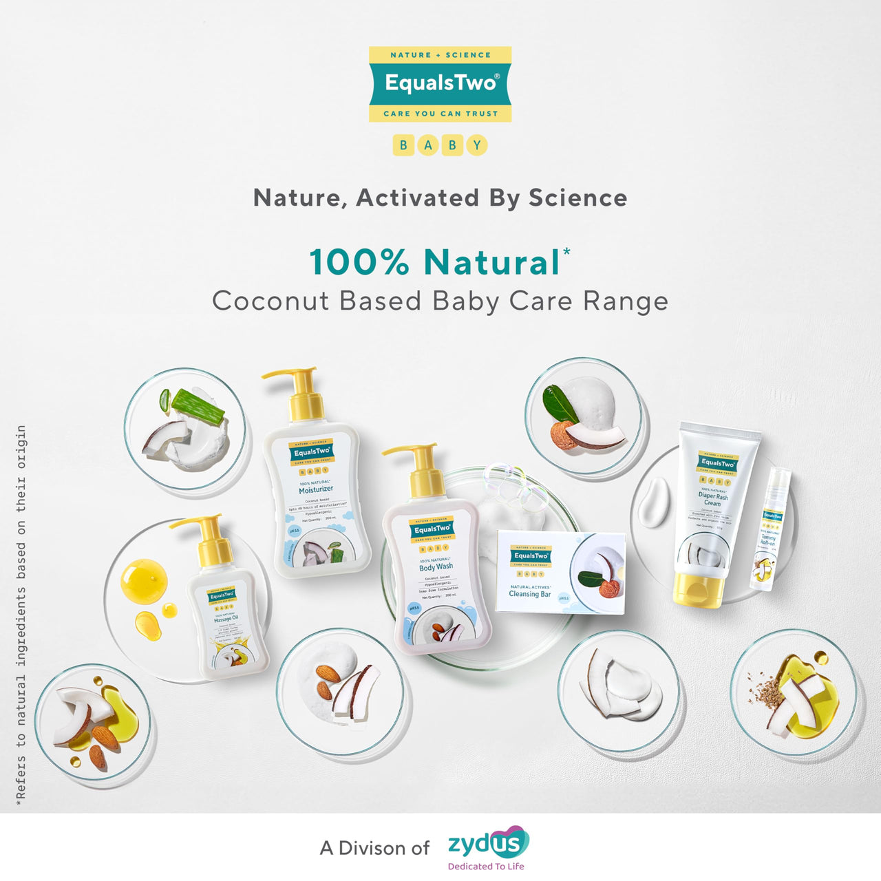 EQUALSTWO Baby Cleansing Bar + Baby Moisturizer 200ml (Pack Of 2)