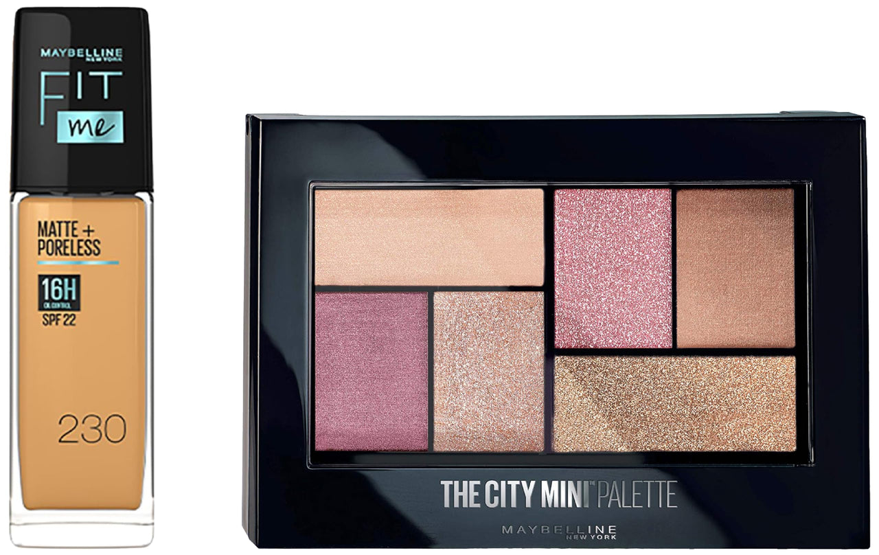 Maybelline New York Liquid Matte Foundation Eyeshadow Palette, 1 Count