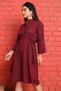 DHRUVI TRENDZ Kurti for Women || Soft Cotton Plain Long Straight Kurtis for Girls || Stitched Collar Kurta || Ideal for Office || Casual || Collage || Festival Wear Kurtis for Ladies