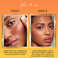 Insight Cosmetics Blush & Highlight Palette, MK05