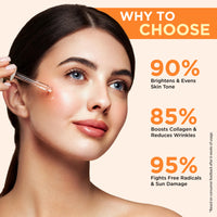 ORGATRE 30% Vitamin C Face Serum 30ml | Reduces Fine Lines & Wrinkles | Prevents Sunburn | Reduces Smoothes Uneven Skin | For Men & Women