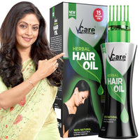 Vcare New Improved Herbal Hair Oil with Wonder Cap - 100ml