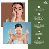 Herbs & Hills Clarifying Tea Tree Face Wash 100ml Anti Acne, Organic & Natural | Help to Clear Excess Oil | Remove Impurities and Prevent Pimples | Relieving Skin Irritation