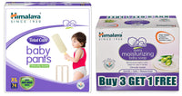 Himalaya Total Care Baby Pants Diapers, Extra Large, 74 Count & Himalaya Extra Moisturizing Baby Soap (75g, Buy 3 Get 1 Free)