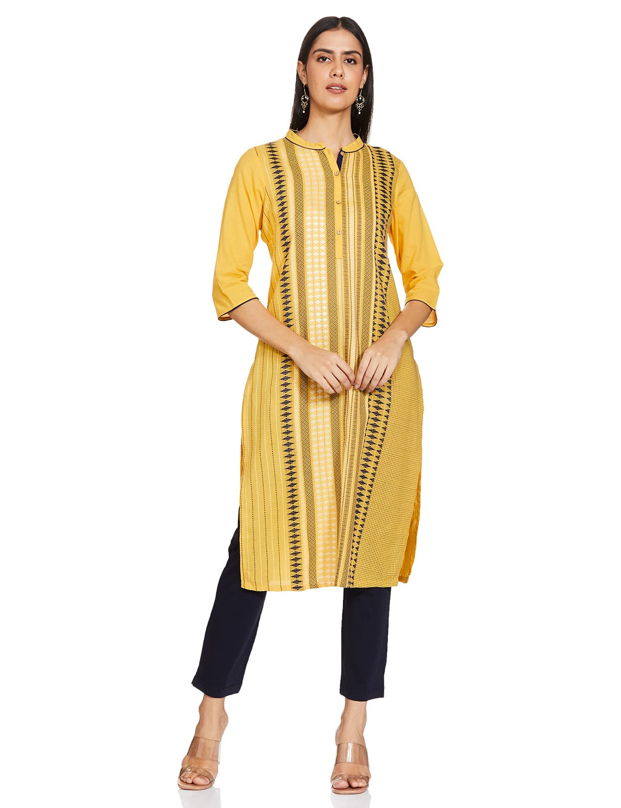 Aurelia Women's  Rayon Straight Kurta