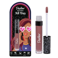 DAZLLER All Day Lipcolour|Moisturizing Kokum Butter|Non-Transfer & Smudge-Proof|8Hr Stay|Liquid Lipstick For Women|DLC041 Souvenir|6G ,Matte Finish