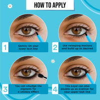 SUGAR POP 16Hr Longwear Kajal | Waterproof & Smudge-Proof | Intense Matte Finish | Sunflower Seed Oil & Vitamin E | Velvet Smooth Application | Transfer-Proof | 0.3gm - Black