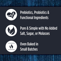 Nulo Functional Granola Bars, Healthy Dog Treats, Oven Baked, Made with Prebiotics and Probiotics, Contains No Added Salt, Sugar, or Molasses, 10 Ounce Bag Digestion