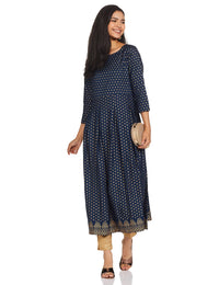 Amazon Brand - Tavasya Women Rayon Festive Kurti