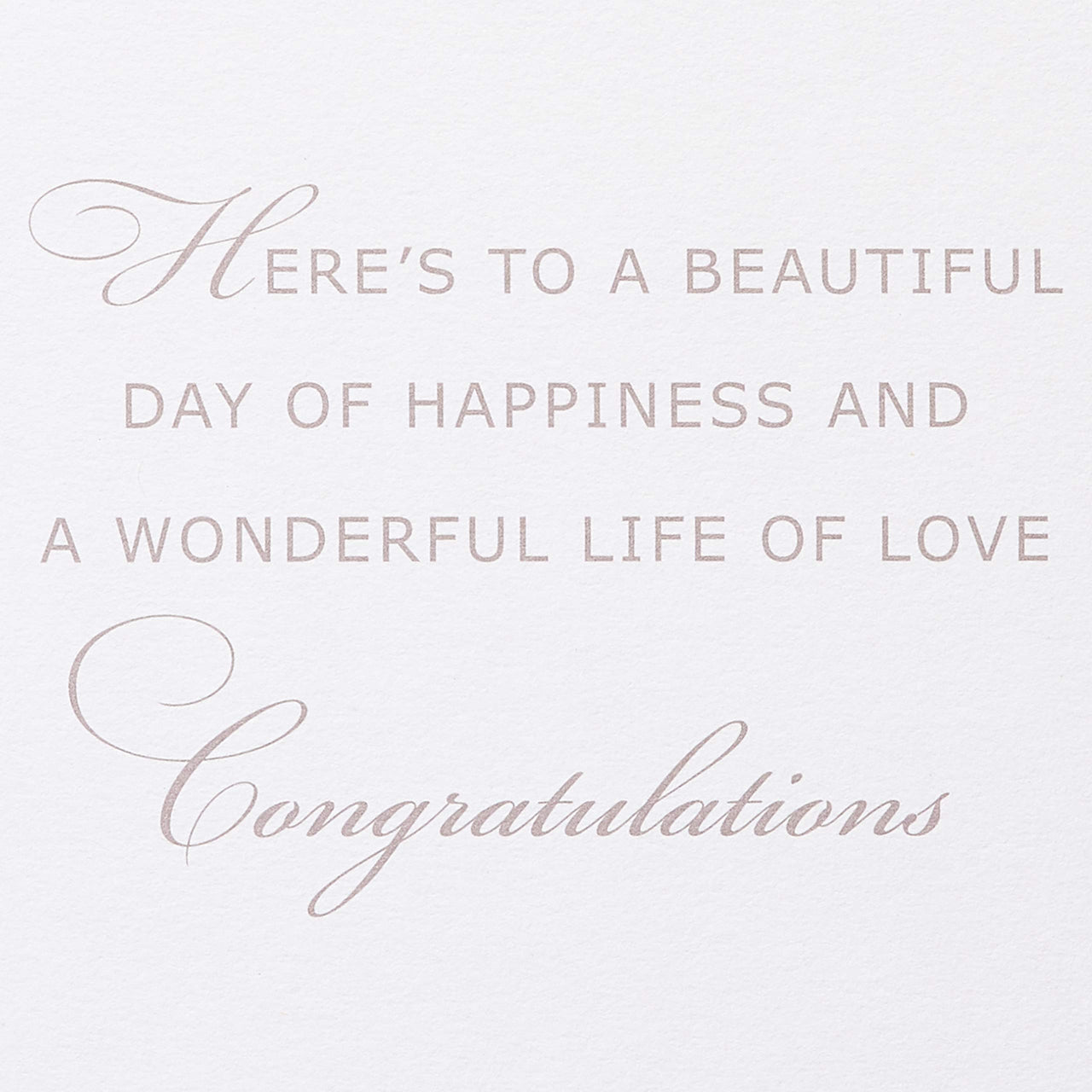 Papyrus Wedding Card (Beautiful Day) Beautiful Day