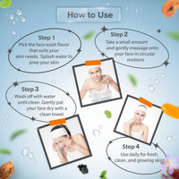 Dazller Daily Fresh Gentle Face Wash (Neem, Daily Recharge, True Glow, 100 g (Pack of 3))