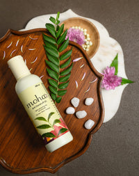 moha: Herbal Anti Dandruff Oil 200 ml with free Rejuvanating Massage Oil 100 ml | Neem, Tea Tree Oil, Rosemary | (Combo of 2)