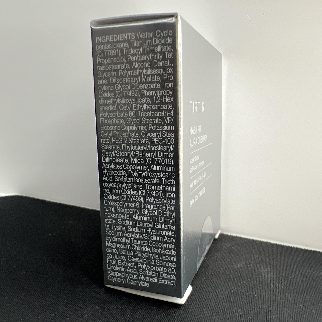 TIRTIR Mask Fit Aura Cushion Foundation, Full coverage, Skin fit, Satin Glow Finish, Korean Cushion Foundation #24W SOFT BEIGE, 4.5g