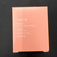 TIRTIR Mask All-Cover Cushion Foundation, Full coverage, Skin fit, Satin Glow Finish, Korean Cushion Foundation #25N MOCHA, 4.5g
