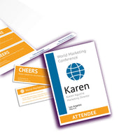 Avery Customizable Name Badge and Ticket Inserts, 6