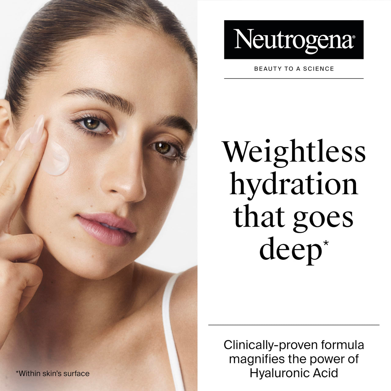 Neutrogena Hydro Boost Hyaluronic Acid Hydrating Water Gel Daily Face Moisturizer For Dry Skin, Oil & Fragrance-Free, Non-Comedogenic & Non Dye Face Lotion, 1.7 Fl Oz, 50.3 Ml (Pack Of 1)