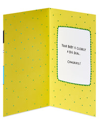 American Greetings Baby Shower Card (A Big Deal) A Big Deal