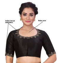 X3 Women's  Polyester Sleeve Readymade Saree Blouse