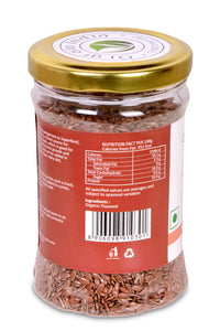 Orgrain India Certified Organic Flax Seeds 600g (Pack of 4 * 150g) for Eating and Weight Loss, Rich in Omega | Company-Owned Farmlands