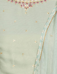 W for Woman Women's  Synthetic Salwar Suit Set