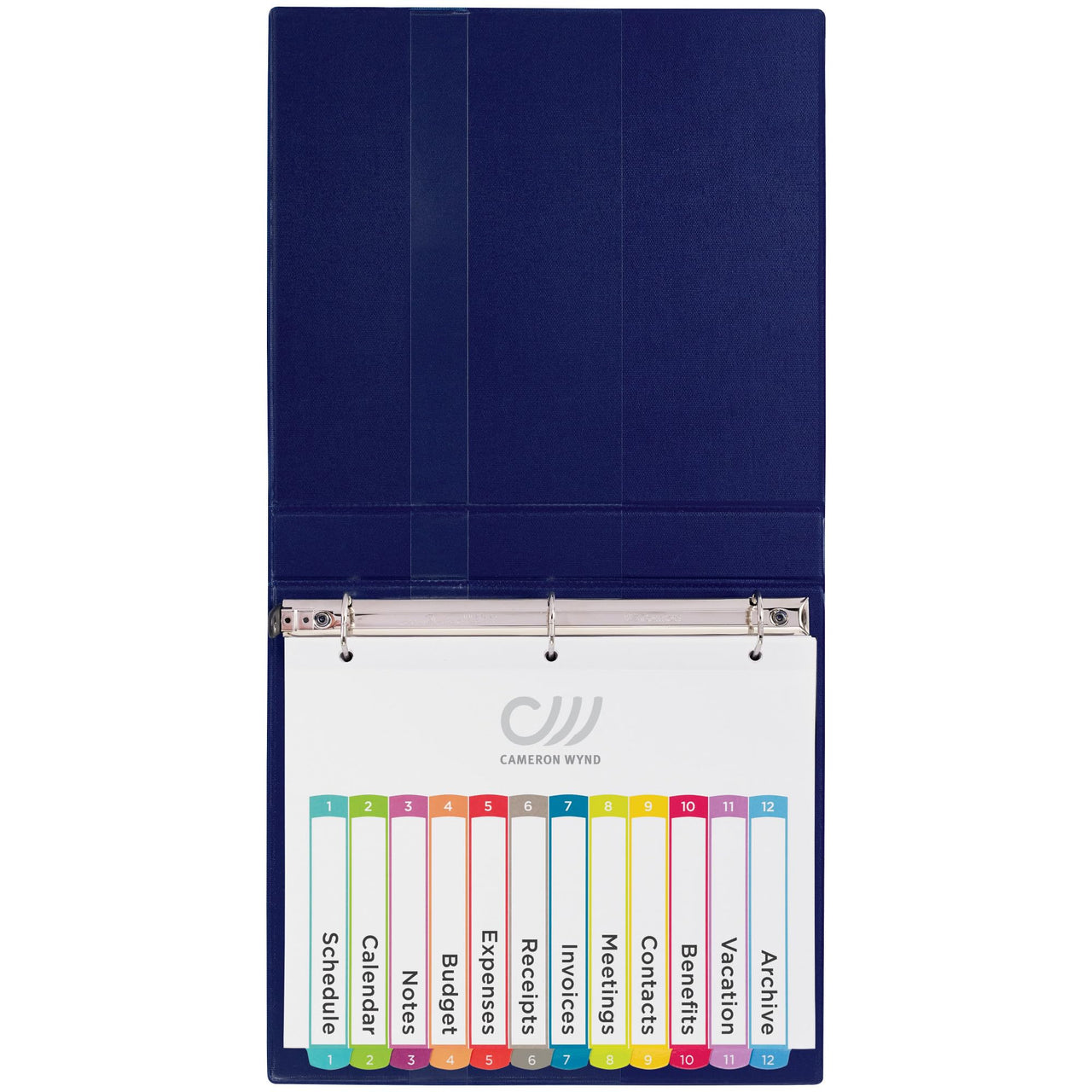 Avery 12 Tab Dividers for 3 Ring Binders, Customizable Table of Contents, Multicolor Tabs, 1 Set (11843) 1 pack