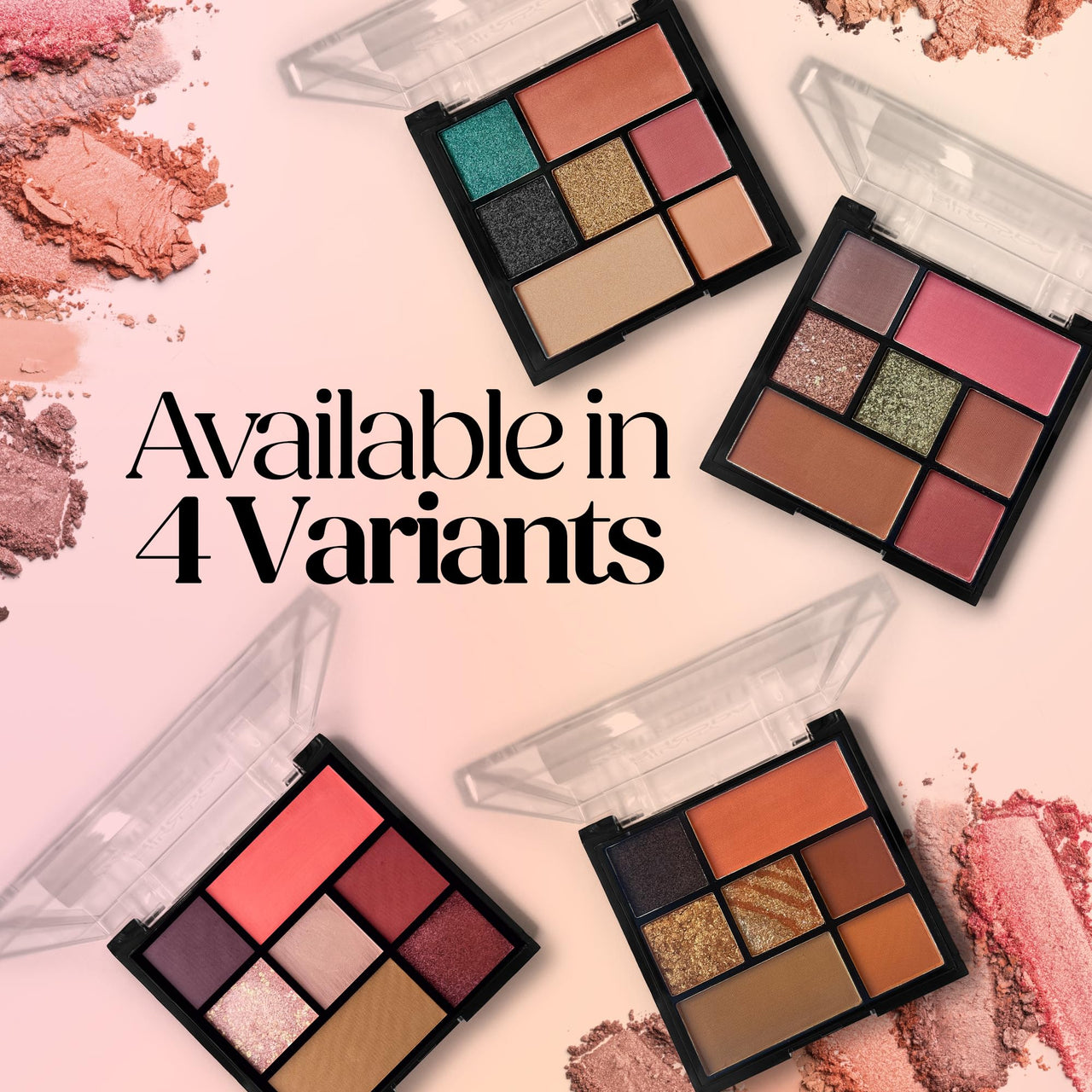 Hilary Rhoda More Than Basic Face Palette | With Blushes, Shimmer Highlighters & Eyeshadows | Highly Pigmented & Long Lasting Face Palette |10.5g (Made You Blush - Shade 02)
