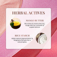 Just herbs Halo Glow Drop Blush Mango Butter + Rice Starch, Weightless Creamy Liquid Blush 10 ml (What A Melon)