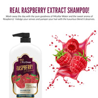 TryOnes Hair Care Shampoo Red Raspberry For Silky, Smooth, Long Hair & Split End Repair | Shampoo for Women and Men 1000ml
