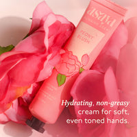 Asaya Peony Blush Hand Cream for Women & Men | Nourishes, Brightens | Softens Dry, Rough Hands | Non Sticky and Quick Absorbing | Intense Moisturization | Reduces Tan & Pigmentation | Alpha Arbutin, Mango Butter & Vit E | Oily skin | Dry Skin | Vegan | Fr