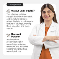 Cureskin Lightening Lip Scrub for Men and Women | Lip Scrub for Dark Lips to Lighten Pink