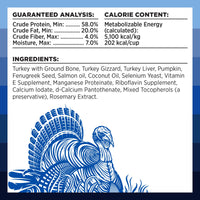 BIXBI Rawbble Freeze Dried Dog Food, Turkey Recipe, 12 oz - 96% Meat and Organs, No Fillers - Pantry-Friendly Raw Dog Food for Meal, Treat or Food Topper - USA Made in Small Batches 12 Ounce (Pack of 1)
