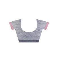 WoodenTant Women’s Ikkat Cotton Silk Saree