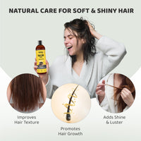 Rey Naturals Premixed Castor Oil Plus Sesame Oil Cold Pressed | Cold Pressed Sesame Oil | Helps Restore Natural Black Hair | Black Sesame Oil For Hair Growth | Sesame Oil For Massage - 200 ml