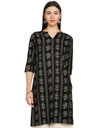 Karigari by Unlimited Women's  Rayon Classic Kurta