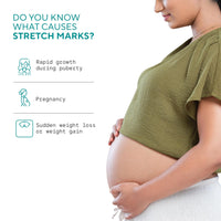 EQUALSTWO Anti Stretch Mark Oil, 200ml, 100% Natural Stretch Marks Removal Oil for Pregnancy, Enriched with Flex Seeds & Oat Oil to Lighten Scars, Dermatologically Tested, No Paraben No Sulphate (Pack of 2)