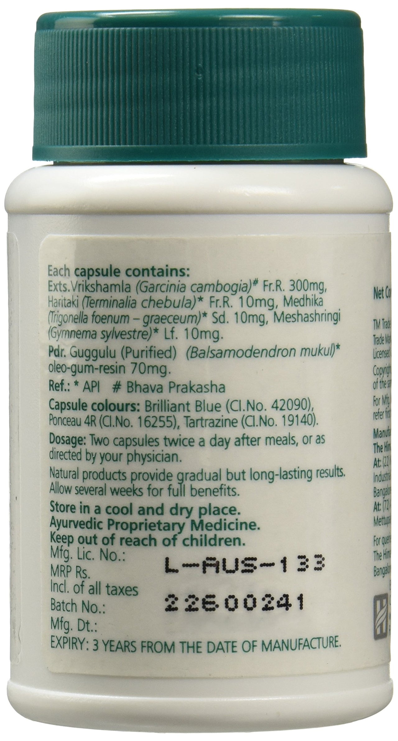 Himalaya Wellness Pure Herbs Meshashringi Metabolic Wellness - 60 Tablet & Ayurslim Capsules Weight Management - 60 Capsules