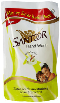 Santoor Extra Gentle Handwash Pouch - 180 ml