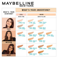 Maybelline New York Fit Me Matte+Poreless Liquid Foundation, 128 Warm Nude, 30ml with SPF & Primer Matte + Poreless with FREE Maybelline New York Master Foundation Oval Brush,34.9 g