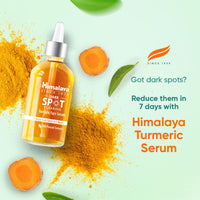 Himalaya Wellness Company Himalaya Dark Spot Clearing Turmeric Face Serum Organically Sourced Turmeric Reduce Dark Spots In 7 Days 10% Glycolic Acid & 2% Niacinamide 30Ml