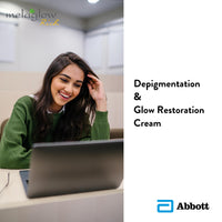 MELAGLOW Rich Depigmentation and Glow Restoration, Skin Brightening and Lightening Cream 20Gm, (Pack of1)