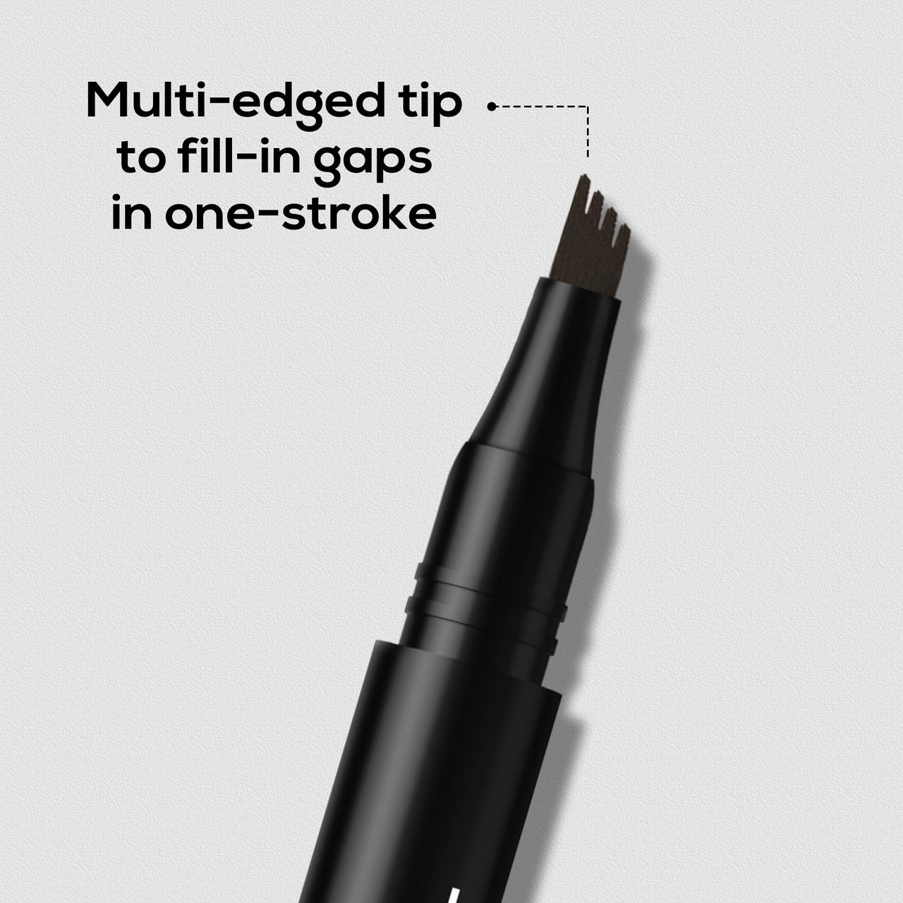 RENEE Browfill Eyebrow Pen - Brown | Waterproof & Smudge-Proof | One Swipe Application | Micro Precision | Natural & Long-Lasting Finish | For Denser & Fuller Eyebrows | Easy to Use | Cruelty-Free