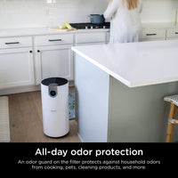 Shark Air Purifier for Home, Office, and Bedroom, Clean Sense Technology, HEPA Air Filter, 1200 Sq Ft, Captures 99.98% of Particles, Pet Dander, Pollutants, Dust, Smoke, Allergens & Smells, HP202 Black 1200 Sq. Ft.