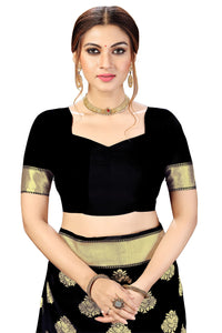 PANASH TRENDS Women's  Kanchipuram Banarasi Art Silk Saree with Blouse Piece