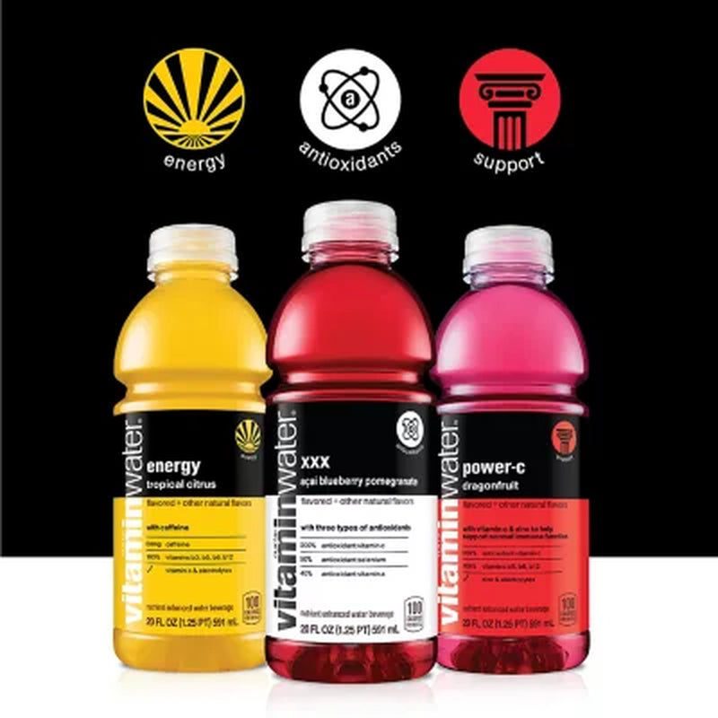 Glaceau Vitaminwater Variety Pack 20 Fl. Oz., 20 Pk.