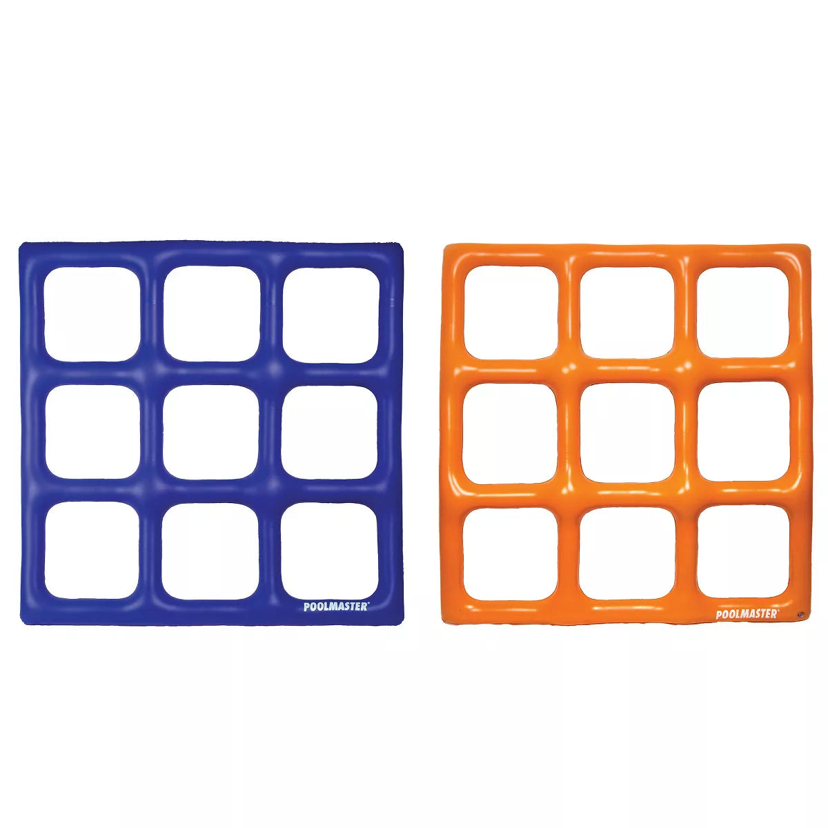 Swimline 48" Orange and Blue Reversible Tic Tac Toe Inflatable Pool Game