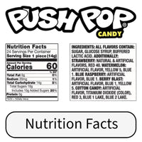 Push Pop Variety Pack Candy, 0.5 Oz., 24 Ct.